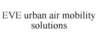 EVE URBAN AIR MOBILITY SOLUTIONS trademark