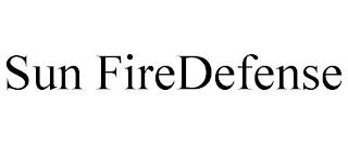 SUN FIREDEFENSE trademark