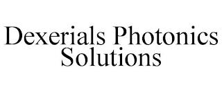 DEXERIALS PHOTONICS SOLUTIONS trademark