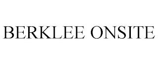 BERKLEE ONSITE trademark