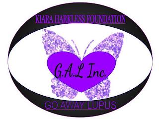 KIARA HARKLESS FOUNDATION G.A.L INC. GO AWAY LUPUS trademark