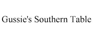 GUSSIE'S SOUTHERN TABLE trademark