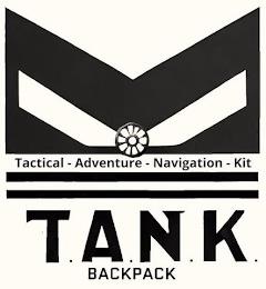 M TACTICAL ADVENTURE NAVIGATION  KIT T.A.N.K. BACKPACK trademark