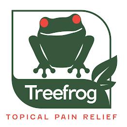 TREEFROG TOPICAL PAIN RELIEF trademark