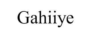 GAHIIYE trademark