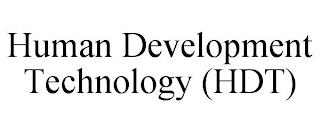 HUMAN DEVELOPMENT TECHNOLOGY (HDT) trademark