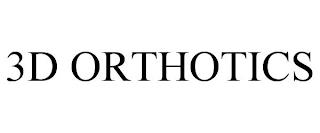 3D ORTHOTICS trademark