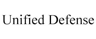 UNIFIED DEFENSE trademark