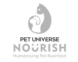 PET UNIVERSE NOURISH HUMANISING PET NUTRITION trademark