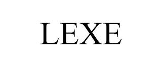 LEXE trademark