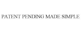 PATENT PENDING MADE SIMPLE trademark