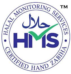 HMS · HALAL MONITORING SERVICES · CERTIFIED HAND ZABIHA trademark