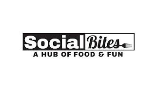 SOCIAL BITES A HUB OF FOOD & FUN trademark