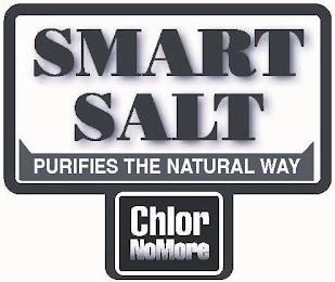 SMART SALT PURIFIES THE NATURAL WAY CHLOR NOMORE trademark