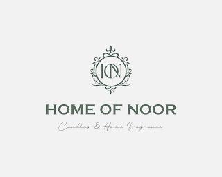 HON HOME OF NOOR CANDLES & HOME FRAGRANCE trademark