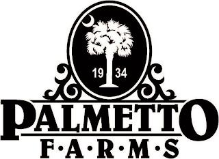 PALMETTO  F · A · R · M · S  1934 trademark