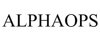 ALPHAOPS trademark