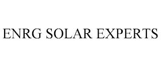 ENRG SOLAR EXPERTS trademark