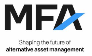 MFA SHAPING THE FUTURE OF ALTERNATIVE ASSET MANAGEMENT trademark