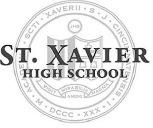 ACADEMIA SCTI XAVERII S J CINCINNATENSIS M DCCC XXX I ST.XAVIER HIGH SCHOOL JHS VIDIT MIRABILIA MAGNA AMDG trademark