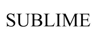 SUBLIME trademark