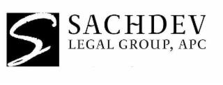 S SACHDEV LEGAL GROUP, APC trademark