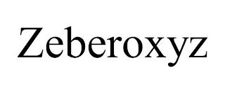 ZEBEROXYZ trademark