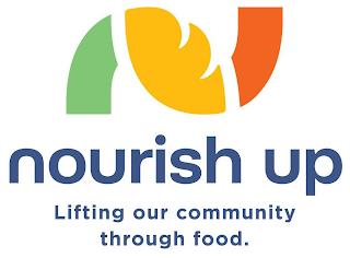 NOURISH UP LIFTING OUR COMMUNITY THROUGH FOOD. FOOD. trademark