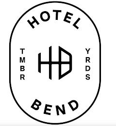 HOTEL BEND TMBR YRDS HB trademark