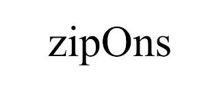 ZIPONS trademark