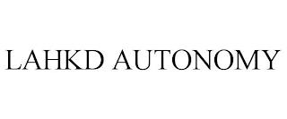 LAHKD AUTONOMY trademark