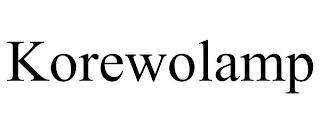 KOREWOLAMP trademark