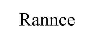 RANNCE trademark