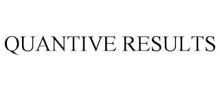 QUANTIVE RESULTS trademark