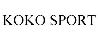 KOKO SPORT trademark