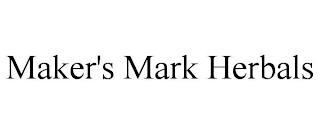 MAKER'S MARK HERBALS trademark