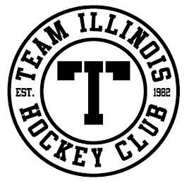 T TEAM ILLINOIS HOCKEY CLUB EST. 1982 trademark