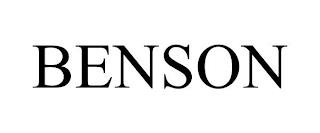 BENSON trademark