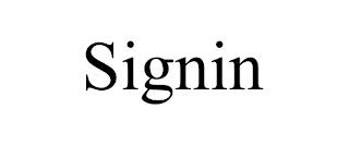 SIGNIN trademark