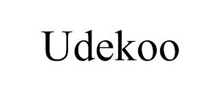 UDEKOO trademark