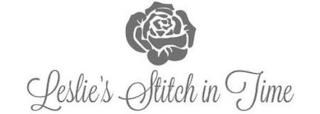 LESLIE'S STITCH IN TIME trademark