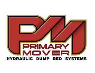 PM PRIMARY MOVER HYDRAULIC DUMP BED SYSTEMS trademark