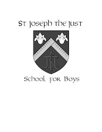 SJTJ ST JOSEPH THE JUST SCHOOL FOR BOYS trademark