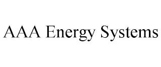 AAA ENERGY SYSTEMS trademark