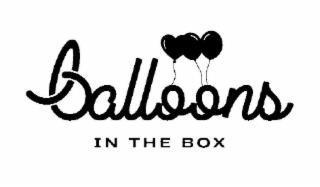 BALLOONS IN THE BOX trademark