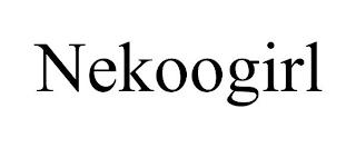 NEKOOGIRL trademark