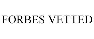 FORBES VETTED trademark