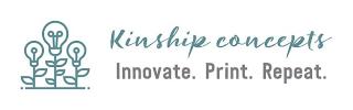 KINSHIP CONCEPTS INNOVATE. PRINT. REPEAT. trademark