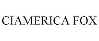 CIAMERICA FOX trademark