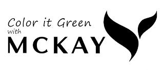 COLOR IT GREEN WITH MCKAY trademark